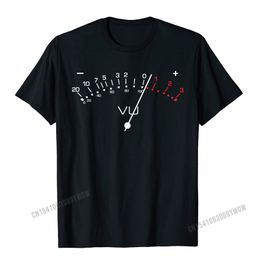 VU Metre Sound Engineer DJ Hi Fi Analogue o Lover Design T-Shirt Camisas Men Tshirts For Men Geek T Shirt Summer Cotton 220520