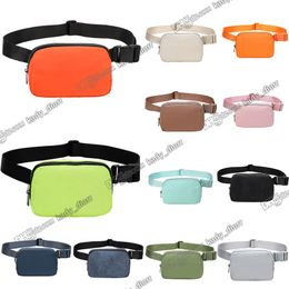 Everywhere Belt Bag lightweight cross-body Phone keys holder wallet Outdoor Bags Women Men Waist Bag ladies sports Gym Elastic Adjustable Strap lulu