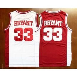 Nikivip Ship From US # Lower Merion 33 Bryant Jersey College Men High School Basketball All Stitched Size S-3XL Top Quality