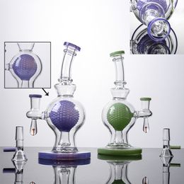 In Stock Unique Hookahs With Ball Showerhead Perc Percolator Recycler Dab Rig Wax Oil Rigs Smoking Accessories XL-1972