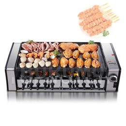 Automatic Rotary Grill Skewers Machine Household 220v