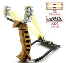 EDC Zinc Alloy Outdoor Hunting Slingshot with Rubber Band Funny 