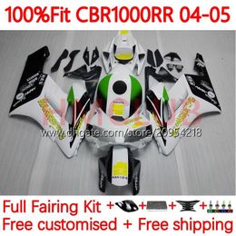 Injection Mould Body For HONDA CBR-1000 CBR 1000 CBR1000 RR CC 04-05 Bodywork 115No.13 CBR-1000RR 1000CC CBR1000RR 04 05 CBR 1000RR 2004 2005 OEM Fairing Kit hannspree