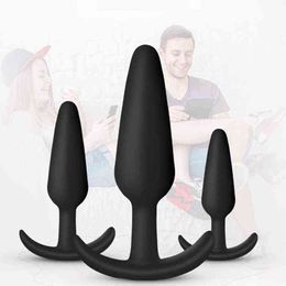 silicone plug anal butt plug analplug dilator dildo prosate massager adult games sexy toys for men women couples female sex shop Y220427