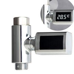 Bathroom Shower Sets Faucet LED Digital Display Mixing Valve Monitor Bath Fast Water Temperature Metre For Home El 1pc