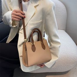 Women's Hand-held Small Square Bag Frosted Grain Bags Trend One Shoulder Crossbody Bag High Quality