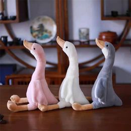 40CM Long Neck Goose Stuffed Plush Doll Cute Soft Stuffed Dolls Plushie Animals Toys for Kids Baby Children Birthday Gifts 220815