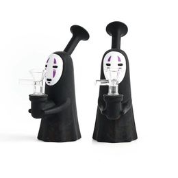 No Face Man Hookah 6.2 inch Faceless Dab Rigs Water Pipe Bong Smoking Accessories oil rig with 14mm Glass Bowl in stock