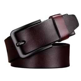 Belts Designer Belt Men Genuine Leather Top Quality For Jeans Strap Male Metal Luxury Pin Buckle Ceinture HommeBelts