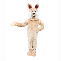 Halloween Brown Rabbit Mascot Costume High quality Cartoon Character Outfits Suit Adults Size Christmas Carnival Party Outdoor Outfit Advertising Suits