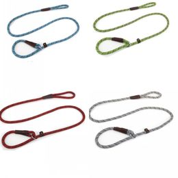 Durable Dog Slip Rope Leashes Adjustable Loop Collar Comfortable Leash Supports The Strongest Pulling Large Medium Dogs 20220618 D3