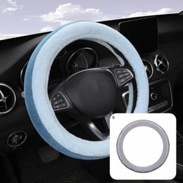 Steering Wheel Covers Case Stylish Plush Car Cushion Scentless Wear-resistant CushionSteering