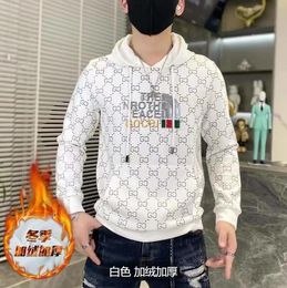 Brand Designer Autumn new fashion brand designer hooded sweater mens trend casual high-end light luxury Sweatshirt M-4XL