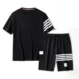 Men Clothing Men s Sets Designer Clothes T Shirts Shorts Tracksuit Korea Fashion Sweatsuits Sweatpants Plus Size Two Piece 220719