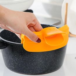 Spill-proof kitchenware pots round mouth edge deflector duckbill liquid deflector soup pourer kitchen gadgets CCE14109