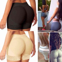 Women Hip Enhancer Shaper Butt Lifter Push Up Bottom Padded Briefs Underwear Nylon Hip Enhancer Butt Lifter Push Up Padded JAN88 Y220411