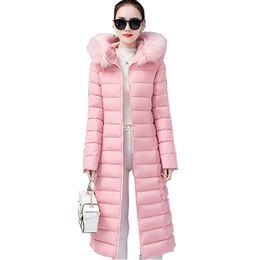 Autumn winter Women parka Solid zipper Long sleeve Hooded Medium length Outwear Coat Jacket Thick Fashion Cotton 201128