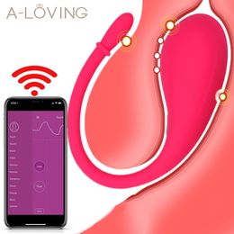Bluetooth Vagina Vibrator For Women Clitoris Stimulation G-Spot Dildo Female Vibrators sexy Toys APP Remote Control Beauty Items