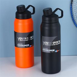 1000Ml 650ML 100ML Portable Double Stainless Steel Vacuum Flask Coffee Tea Thermos Sport Travel Mug Large Capacity Thermocup 220423