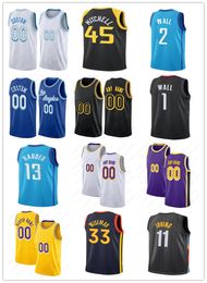 new 23 6 James Men Russell 0 Westbrook 7 Anthony 3 Davis Kyle 4 Caruso Green 34 8 32 Retro Jersey Stitched S-XXL 75th 2022