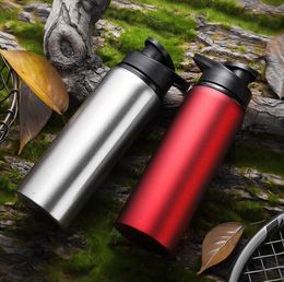 700ML Large Capacity Stainless Steel Bike Water Bottle Outdoor Sport Running Bicycle Kettle Drink Cycling Cups