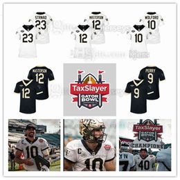 MCeoWake Forest Football Jersey Traveon Redd Nasir Greer Jacorey Johns Chelen Garnes Rondell Bothroyd Luiji Vilain Chase Jones Zion Keith Dion