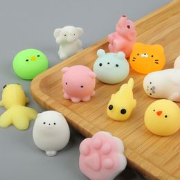 Mochi Squishy Toys Soft Kawaii Squishies Silicone Animal Stress Relief Toys Mini Cute for Party Favours