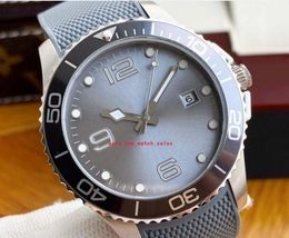 Topselling super styles Concas men Wristwatches 40MM grey dial Ceramic Asia 2813 Movement Auto Date rubber strap top quality Mechanical Automatic Men's watches