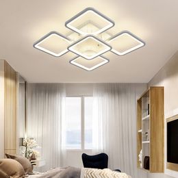 Geometrik Modern LED Tavan Işık Meydanı Alüminyum Avize Aydınlatma Oturma Odası Yatak Odası Mutfak Ev Lamba Armatürleri