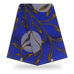 royal blue African clothing cotton cloth nice print african real wax fabric RWF201 6yardspc T200810