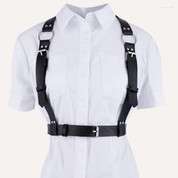Belts Belt Punk Leather Lingerie Harness Women Body Bondage Suspenders Straps Rock Stylish AccessoriesBelts Emel22