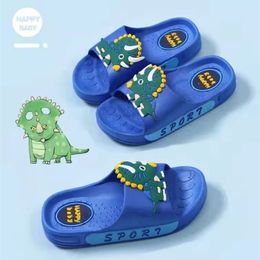 Dinosaur Children NonSlip Soft Sole Slippers for Boy Summer Beach Cartoon Panda Kids Shoes 220615