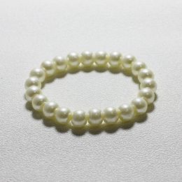 Beaded Strands Classic Imitation Pearl Pendant Bracelet For Woman Exquisite Lucky Cuff Anniversary Gift Luxury Jewellery Fawn22