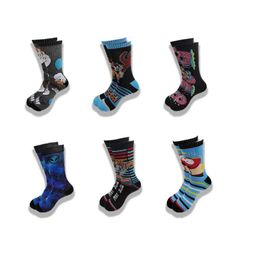 Men's Socks Cartoon Men And Women Winter Thick Warm High-Quality Tube Skateboard Towel SocksMen's