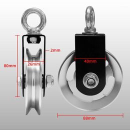 Fitness Equipment Bracket Pulley Mute Hanging Round Homemade DIY Big Bird With Three Head And Back Accessories