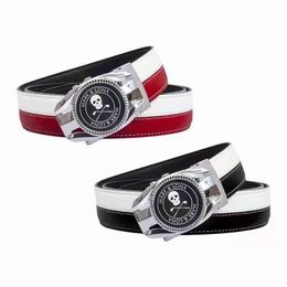 2024 New Men's and Women's Golf Belt Leather Sports Leisure Fashionable Waistband Fully Adjustable