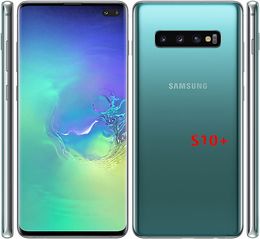 잠금 해제 된 Samsung Galaxy S10 Plus 128GB ROM 휴대폰 옥타 코어 6.4 