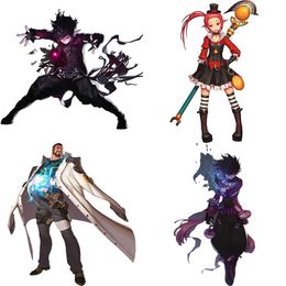 Wall Stickers Three Ratels CYX30 Game Mage Pvc Anime Sticker For Car Bike Motorcycle Laptop Decals