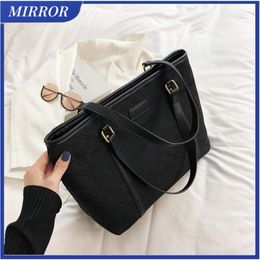 MIRROR Luxury Bag Street Big Women's Korean Atmospheric Handbag Large Capacity Fashion Handbags One Shoulder Tote Bags