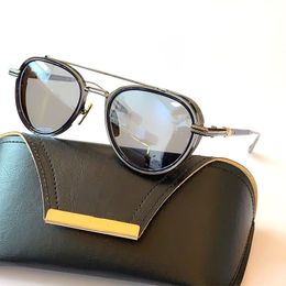 Men Designer Sunglasses DITA EPILUXURY Sunglasses for Woman Electroplated Metal Frame Fashion Show Luxury Brand Eyeglasses Original Box