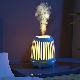 400ml USB Essential Oil Diffuser Air Humidifier with Warm Night Light For Home Aromatherapy Ultrasonic Cool Mist Maker Diffuser