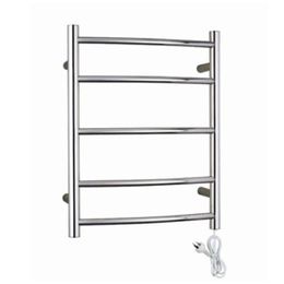 Heated Towel Rail Holder Bathroom Towel Drying Stainless Steel Electric Towel Warmer Dryer T200915