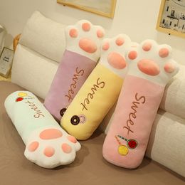 Cute Soft Cat Paw Pillow Stuffed Plush Toys Office Nap Pillow Home Comfort Cushion Decor Kid Gift Doll