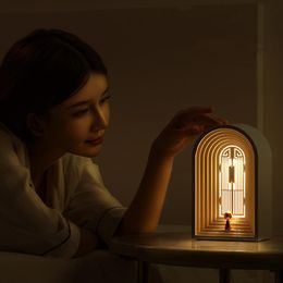 2022 Música mais recente Bluetooth Night Light LED Box Light Esculturas Frame Presente Decorativa Lâmpada de Desktop Decoração de Natal para Home278Q