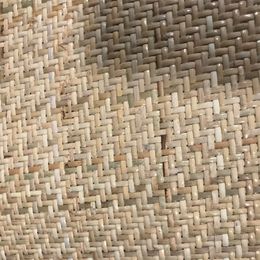 Creative Home Decor Natural Indonesian Real Rattan Hand Woven Wicker Cane Webbing Furniture Chair Table Ceiling Background Wall Decor DIY Material