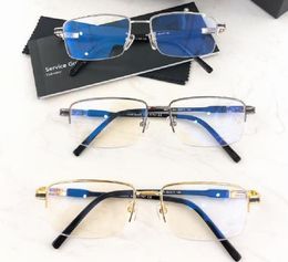Montature per occhiali da sole Fashion 708 Montatura in lega di titanio super leggera Nuovi occhiali per miopia da uomo e da donna popolari con MBox