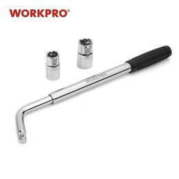 WORKPRO Telescoping Lug Wrench Spanner Wheel with Sockets Car Repair Tools 1719 212m Y200323