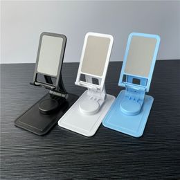 Desktop Bracket S10 Portable Tablet ipad Cell Phone Mounts Holders Lazy Mobile Multi-angle Adjustment 360 Degree Rotation for Computer 3 Colours