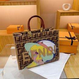 52% OFF 2022 new women's bags can be customized and mixed batches big alphabet colored printing