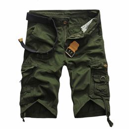 Fashion Military Cargo Shorts Mens Camouflage Tactical Men Cotton Work Casual Male Short Pants Plus Size 220715